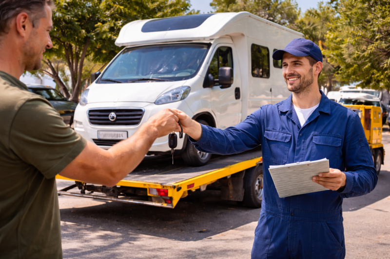Rachat camping-car en panne à Nice