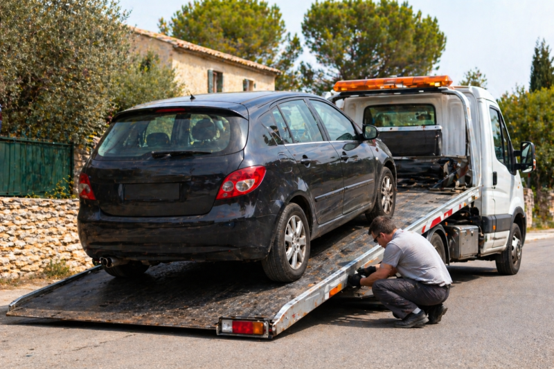vendre sa voiture en l'état à un professionnel Aurons