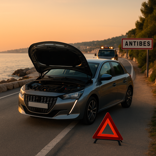 Estimer ma voiture récente en panne à Antibes