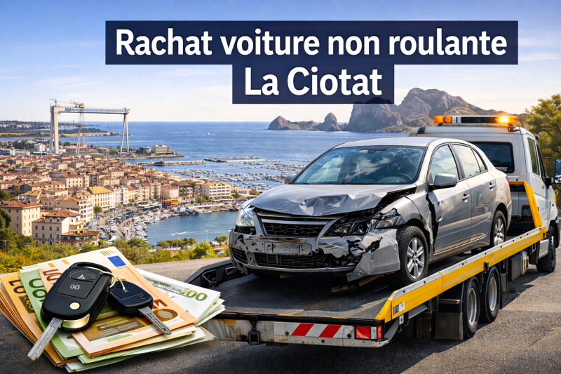 Rachat de voiture non roulante à La Ciotat