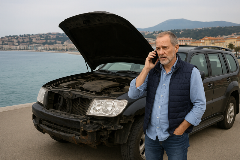 vendre sa voiture 4X4 hors service Nice