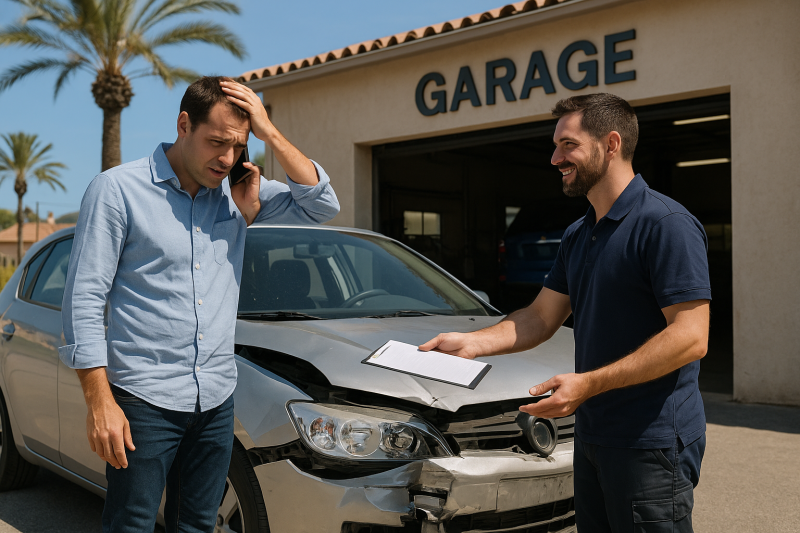 Vendre sa voiture HS à un garage dans le Sud