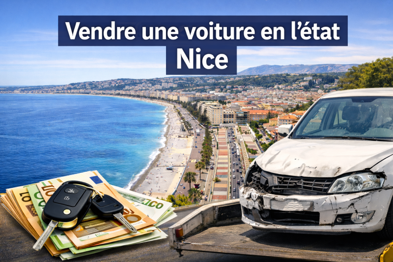 Vendre une voiture en l’état à Nice