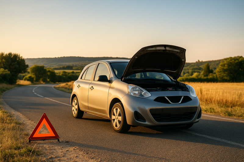voiture en panne La Barben